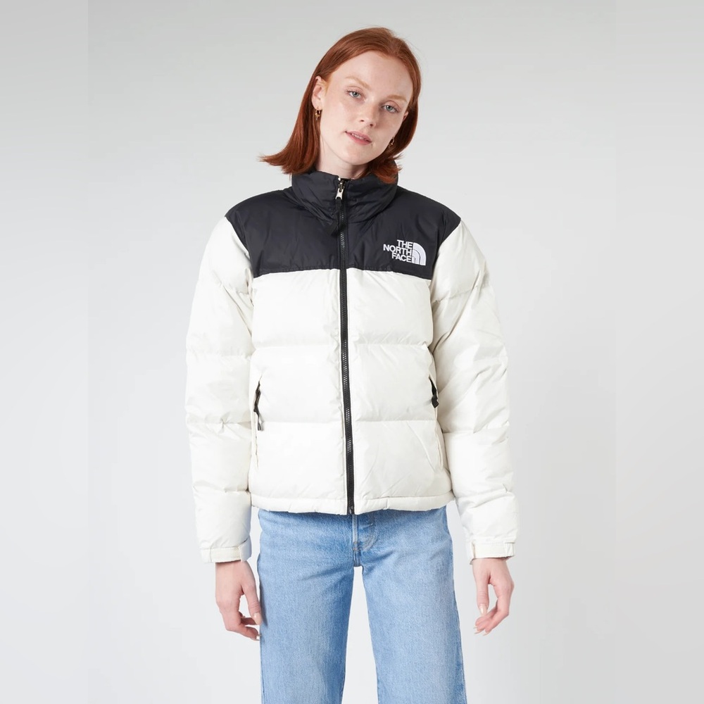 The North Face 1996 Retro Nuptse Jacket Gardenia White/TNF Black Small - Picture 3 of 16